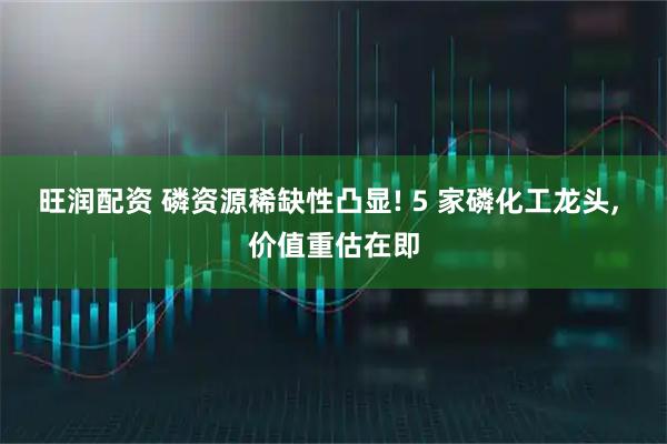 旺润配资 磷资源稀缺性凸显! 5 家磷化工龙头, 价值重估在即