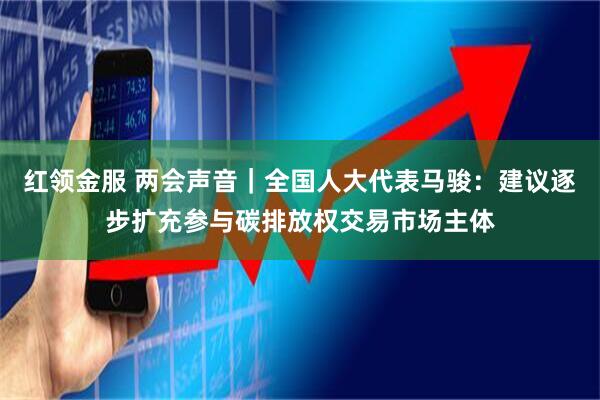 红领金服 两会声音|全国人大代表马骏:建议逐步扩充参与碳排放权交易市场主体