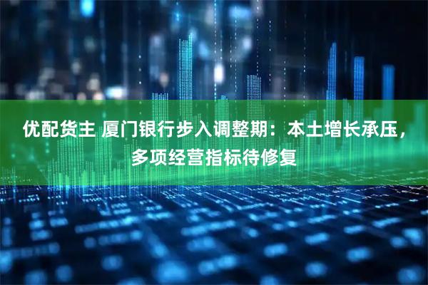 优配货主 厦门银行步入调整期：本土增长承压，多项经营指标待修复