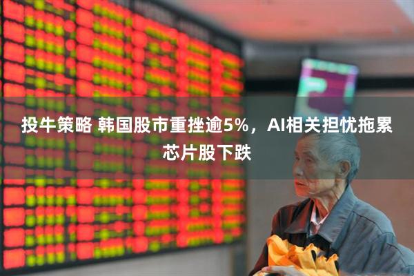 投牛策略 韩国股市重挫逾5%，AI相关担忧拖累芯片股下跌